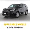 6PC Door Window B Pillar Post Panel Trim Cover Black For 2011- Ford Explorer