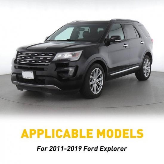 6PC Door Window B Pillar Post Panel Trim Cover Black For 2011- Ford Explorer