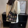 Women's bags popular niche design bags printed large capacity shoulder bags women's bags versatile shoulder bags foreign style tote bags