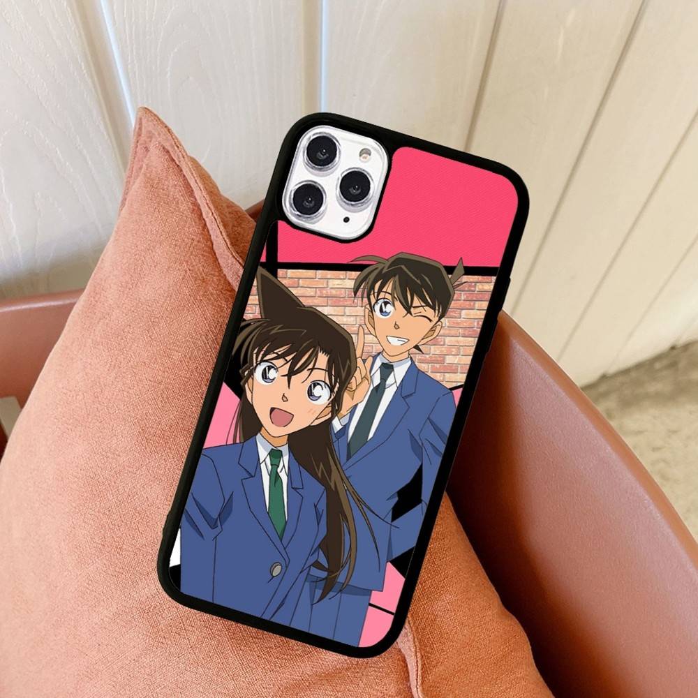 Japan D-Detective Conan PC+TPU Phone Case For IPhone 11 12 13 14 15 16 17 Plus Pro Max Cover