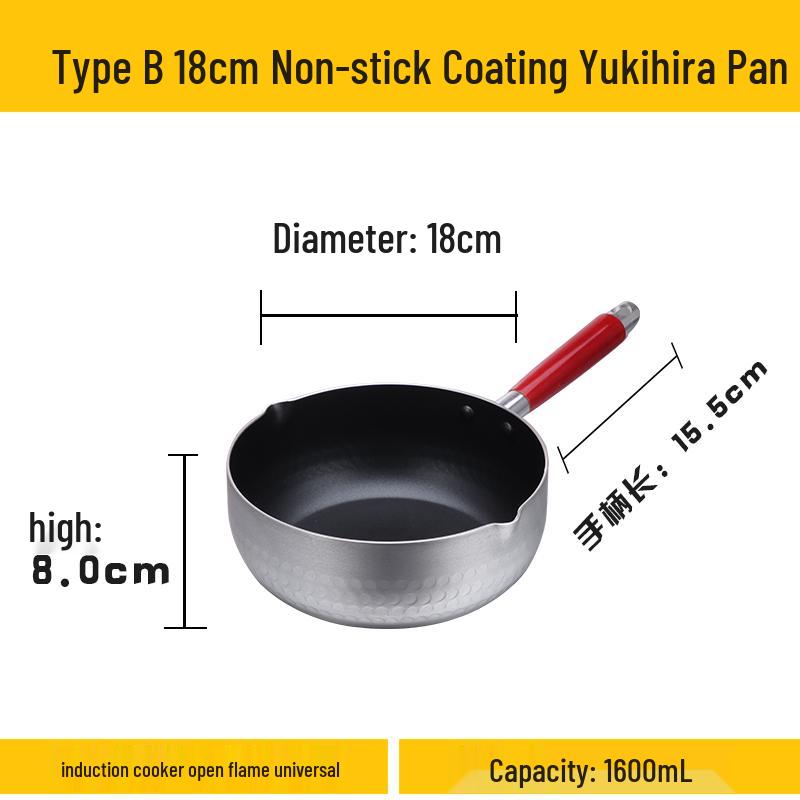 Qiwei Japanese Style Aluminum Yukihira Pot