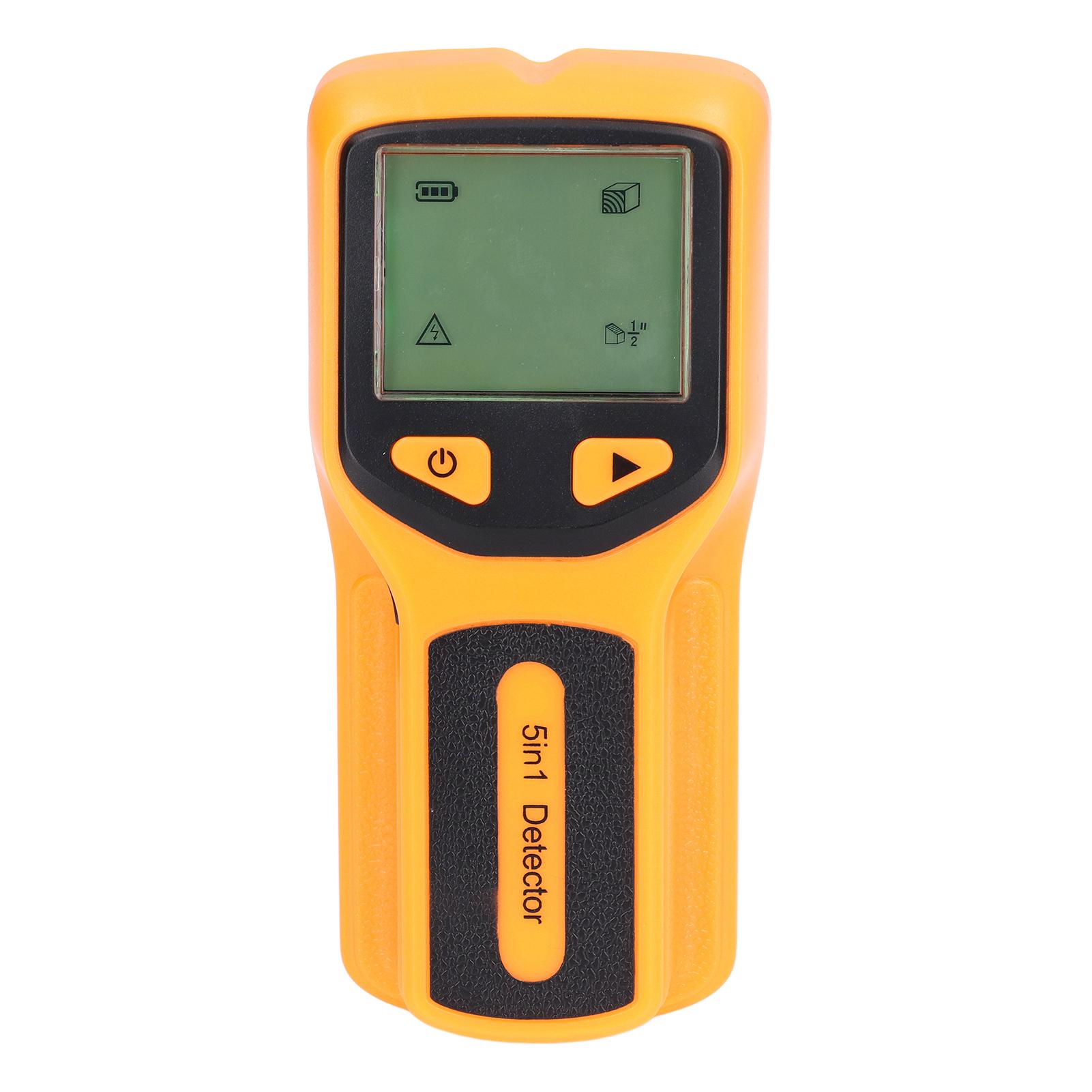 

5 in 1 Stud Finder Multifunctional Wall Scanner LCD Electronic Metal Studs Detector HW430Yellow жёлтый