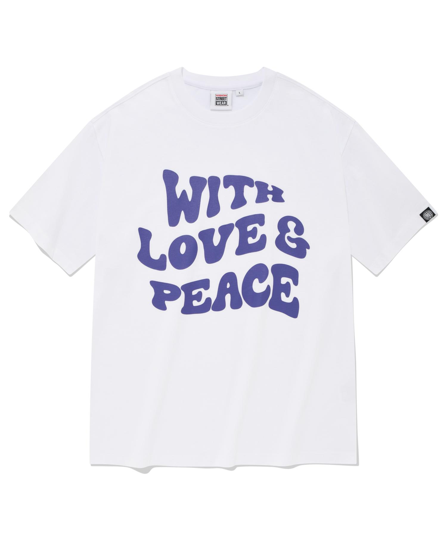 Vision Streetwear Vsw Love & Peace T-Shirts White M