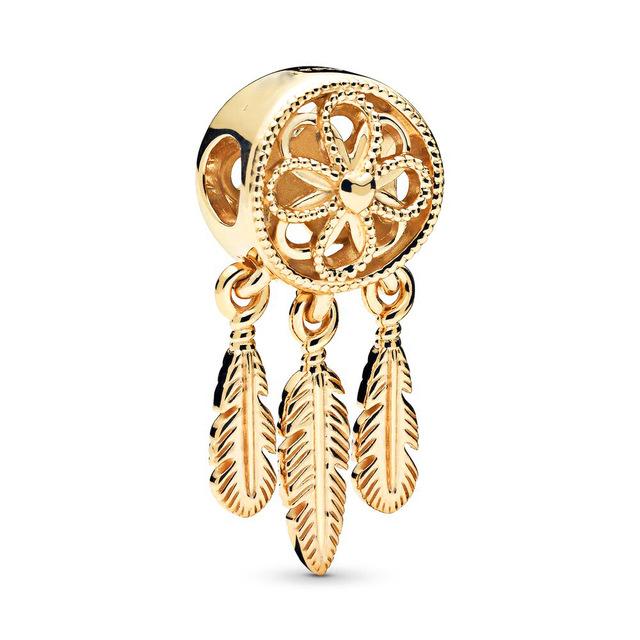 New Copper Golden Angel Star Pendants Charms Bead Diy Fit Original Pendant Charms Bracelet Necklace Women Jewelry