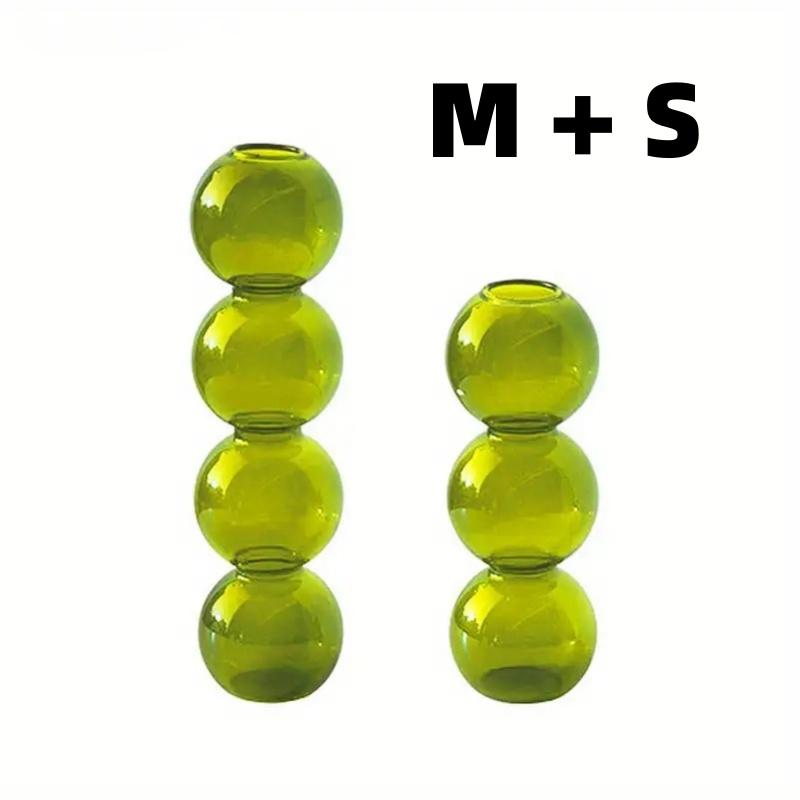 Exquisite Bubble Glass Vase Hydroponic Flowers Pot Elegance Chic Artistic Decoration for Home Decor Nordic Inspired Centerpiece