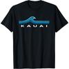 Kauai Hawaii Wellen Vintage Herren Damen Mädchen Jungen Souvenir T-Shirt
