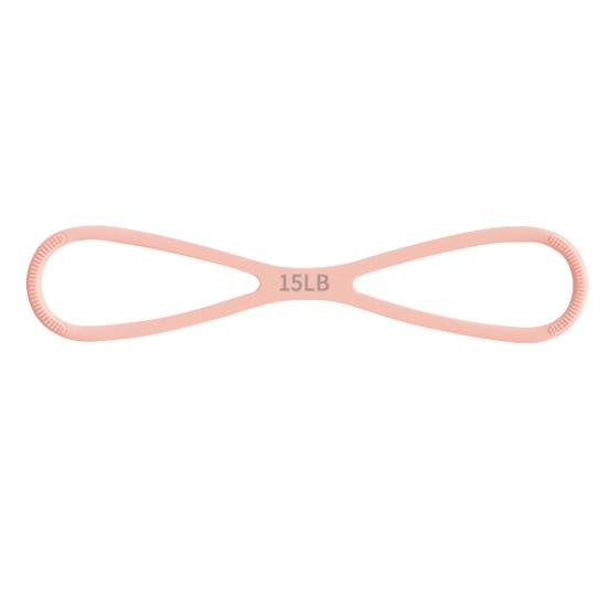 Figure 8 Exercise Resistance Band Arm Shoulder Stretch Strength Training Fitness Elastic Strap 15/25/35Lbs Men Women Anti-slip Silicone Tension Rope