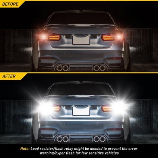 2-10PC White Bright 3157 3156 4157 LED Reverse Backup Light Bulb Replace Halogen