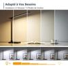 Lampe de Bureau LED - LEPRO - 9.2W - 72 LEDs - 750LM - 5 Modes de Couleur - Noir