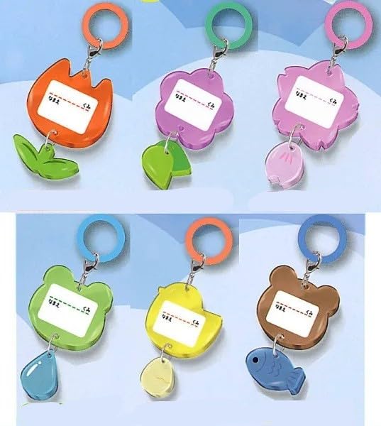 

Качающийся шарм-бирка с именем из 6 гача [Набор (полный)]