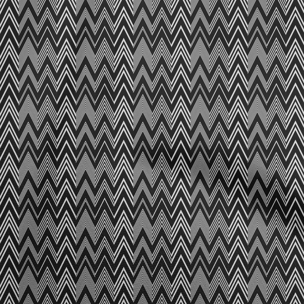 oneOone Tkanina bawełniana Flex Brown Chevron Craft Projects Decor Fabric drukowana na jardy 40 cali