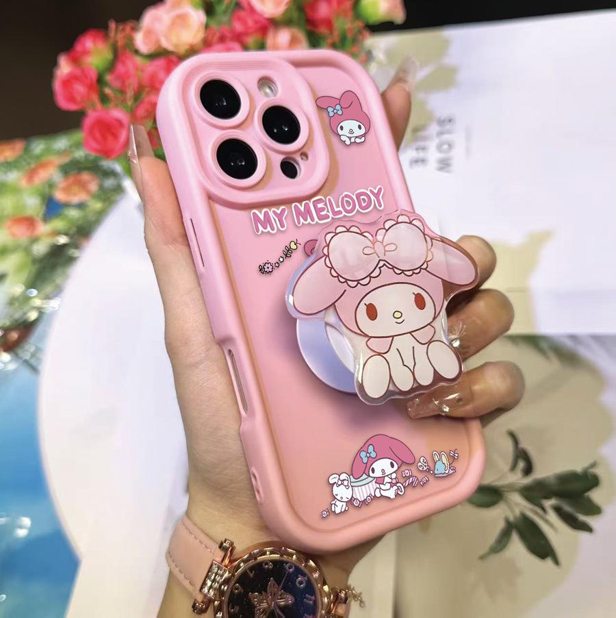 Sanrio Airbag KT Stand Phone Case for Apple 15 - Pink