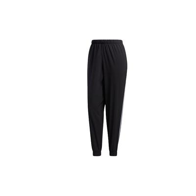 Neo Loose Fit Side Stripe Retro Knitted Sports Pants Women Bottoms Black GJ5288