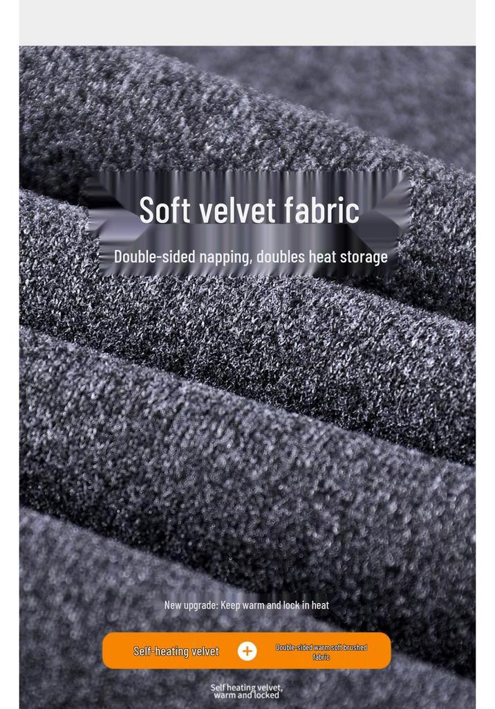Women's Seamless Slim Fit Fleece Trousers - Spring/Autumn plus Velvet Warm Base Layer Pants