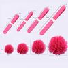 9Pcs/Pack DIY Craft Tissue Paper Flower Romantic Flower Balls Decorative Garland Pink Color Paper Flower Balls Celebration