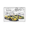 Pittura su Tela Poster a Tema Auto Pittura Decorativa Soggiorno Camera da Letto Stanza E-sport Murale da Corsa Supercar GTR