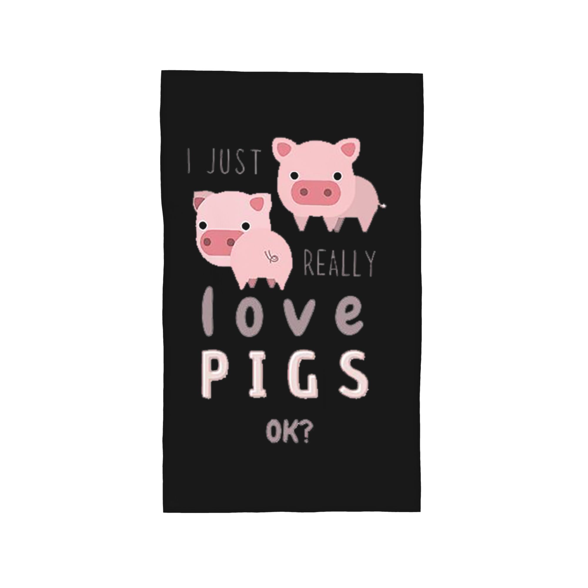 

Funny Pigs For Pig Lovers Soft Face Towel Quick Dry Pool Bath Cotton Towels Absorbent W30*H60(CM)