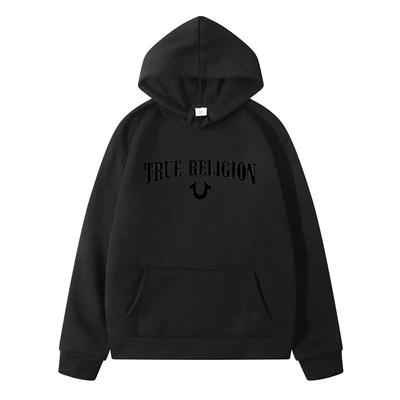Męska bluza religijna, czysta bluza z kapturem na jesień i zimę, modny casualowy top, z długim rękawem i kapturem