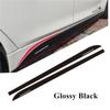 2 Pcs 2.05M Black Performance Side Skirt Stripe Stickers For BMW E90 E91 E92 E93