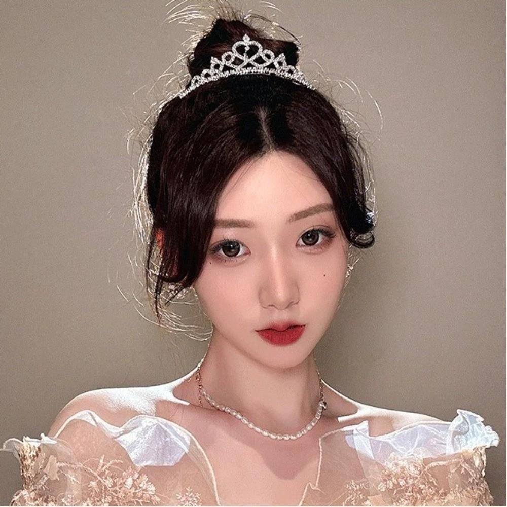 Hair Ornament Bride Crown Crystal Rhinestone Wedding Tiaras Wedding Crown Children