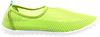 Benetton Mesh Aqua Shoes 229140, Women's, Light Green, Size L (equivalent to Japanese size L)