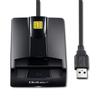 Qoltec Lettore Intelligente di Chip Card ID SCR-0634 | USB 2.0 + Adattatore USB-C
