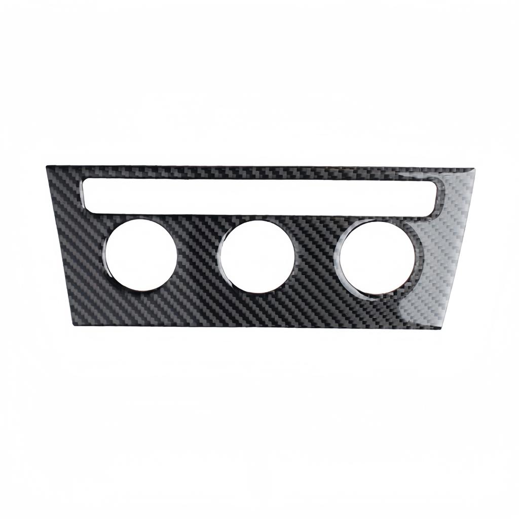 For VW Golf 7 GTI Mk7 14-19 Carbon Fiber Car Center Control Air Conditioning Control Panel Trim Cover Decor Sticker Auto Zubehör