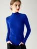 Maglione da donna a collo alto, vestibilità slim, 100% puro cashmere, per Autunno/Inverno