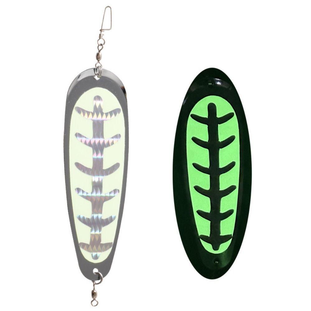 Durable Fishing Trolling Flasher Glow Terminal Tackle Flasher Spoon Fishing Lures Flasher  Trout