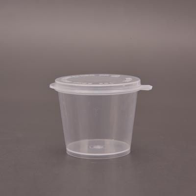 Lot de 25 récipients jetables en plastique pour sauces à emporter, 25 ml, boîte alimentaire, boîte de peinture