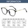 Protection Vintage Frame Reading Glasses Progressive Multifocal Anti-Blue Light Ultra Light Glasses