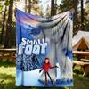 1PC Smallfoot Outdoor Blanket Lightweight Flannel, Soft & Warm, All-Season, Outdoor, Camping, Living Room, Office, L1106042