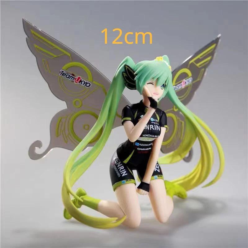 New Hatsune Miku Hatsune Anime Figures Collecting Summer Bikini Sweet Girl Pvc Action Figures Glow Dancer Model Toys