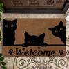 2D Flat-1PC Cute Pet Paw Print Door Mats , Welcome mats for home decoration.