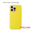 Iphone16 Pro For Solid Color Magnetic Silicone Phone Protective Case With Logo