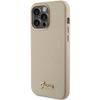 Etui Guess Glitter Glossy Script Do Iphone 15 Pro, Złoty/Light Gold