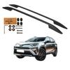 Dachreling TOYOTA RAV4 SUV VON 2013 BIS 2019 Schwarz Aluminium Massiv