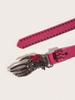 American Punk Hot Girl Y2K Skull Love Palm Belt, Niche Versatile Fashion Belt