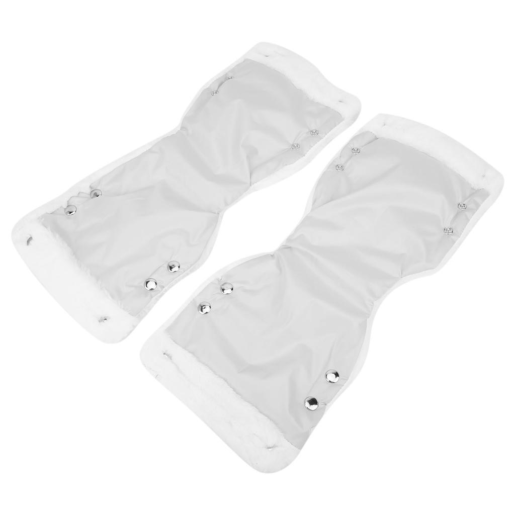 Baby Stroller Gloves Stroller Hand Muff Warm Gloves Waterproof Carriage Handmuffs Stroller AccessoriesSilver