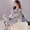 Pajamas Women'S Pure Cotton Long-Sleeved Women'S Autumn And Winter Cotton Thin Loungewear