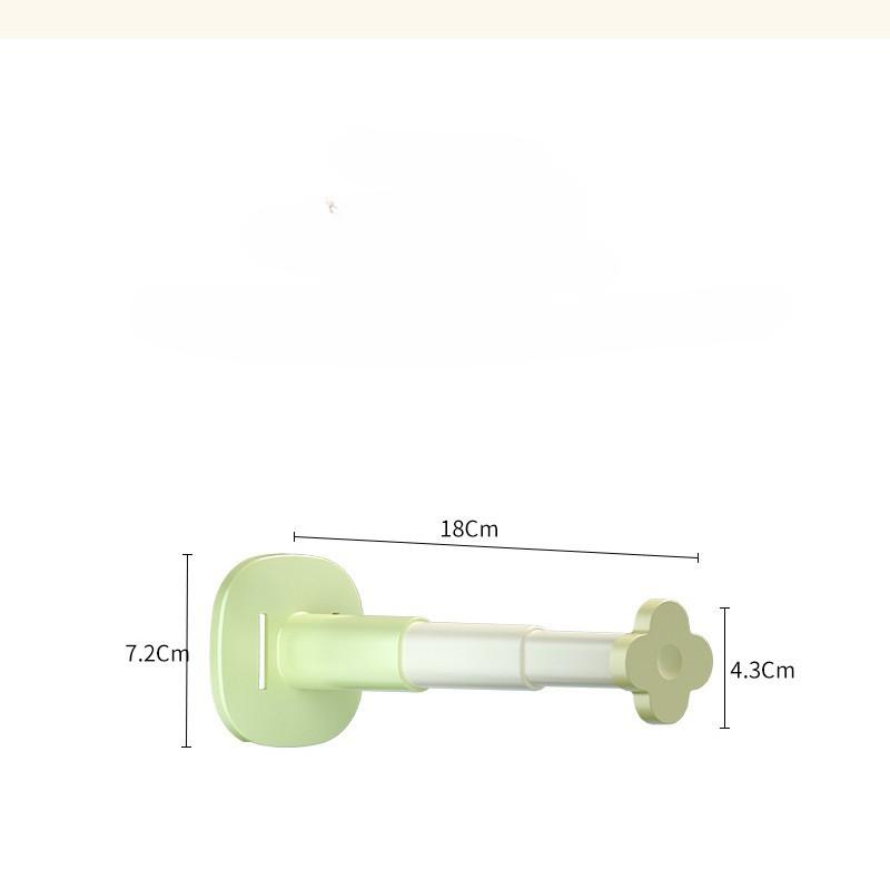

Бытовая балконная выдвижная стойка для хранения одежды, монтируемая на стену без сверления отверстий или оставления следов зелёный
