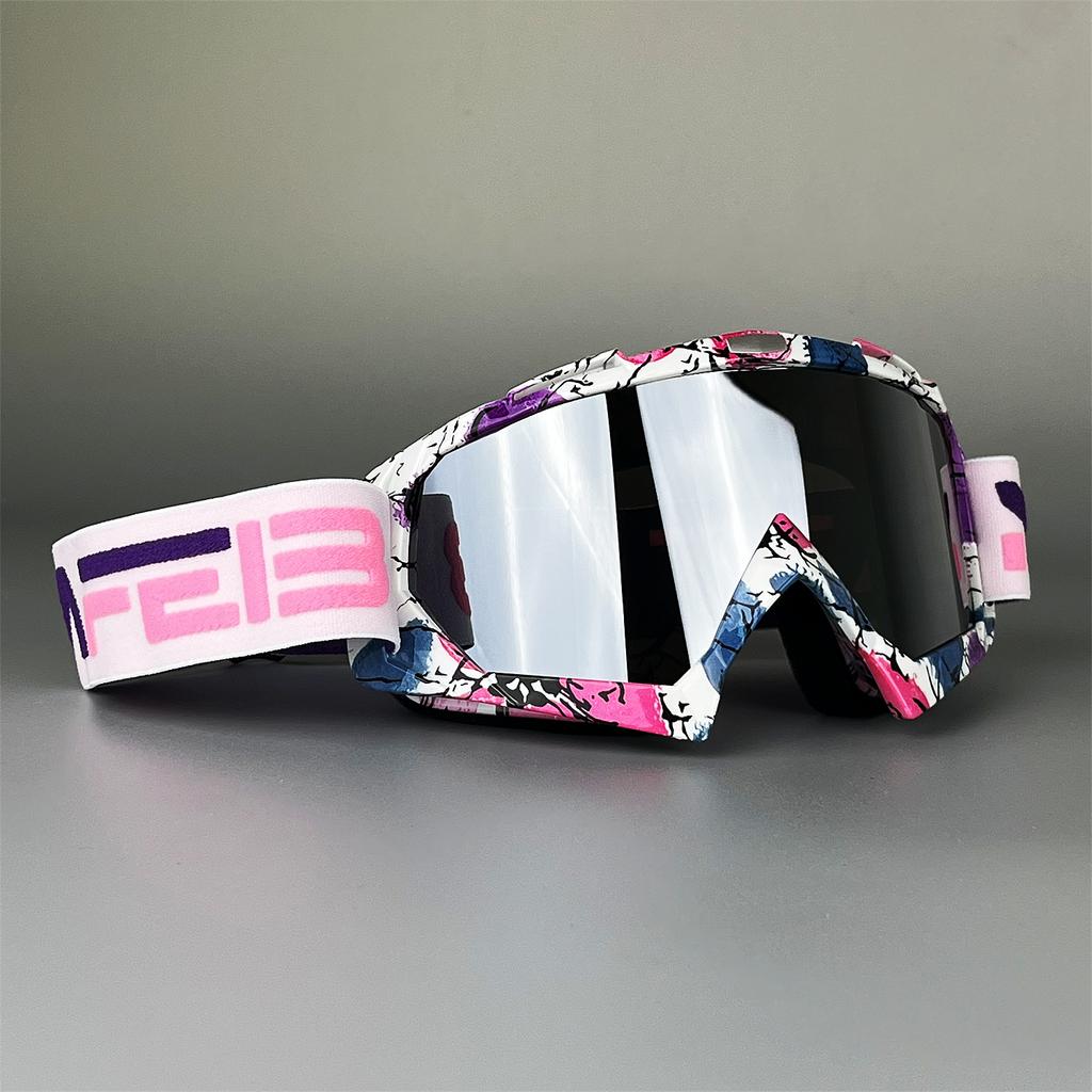 NAFEIB Motokros Gözlüğü Motosiklet Güneş Gözlüğü Erkek MTB ATV Maskesi Rüzgar Geçirmez Koruma Kayak Bisiklet Yarış Off-Road Gözlüğü