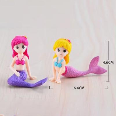 Floating Fish Tank Decoration Ornaments Beach Mermaid Aquarium Small Pendants