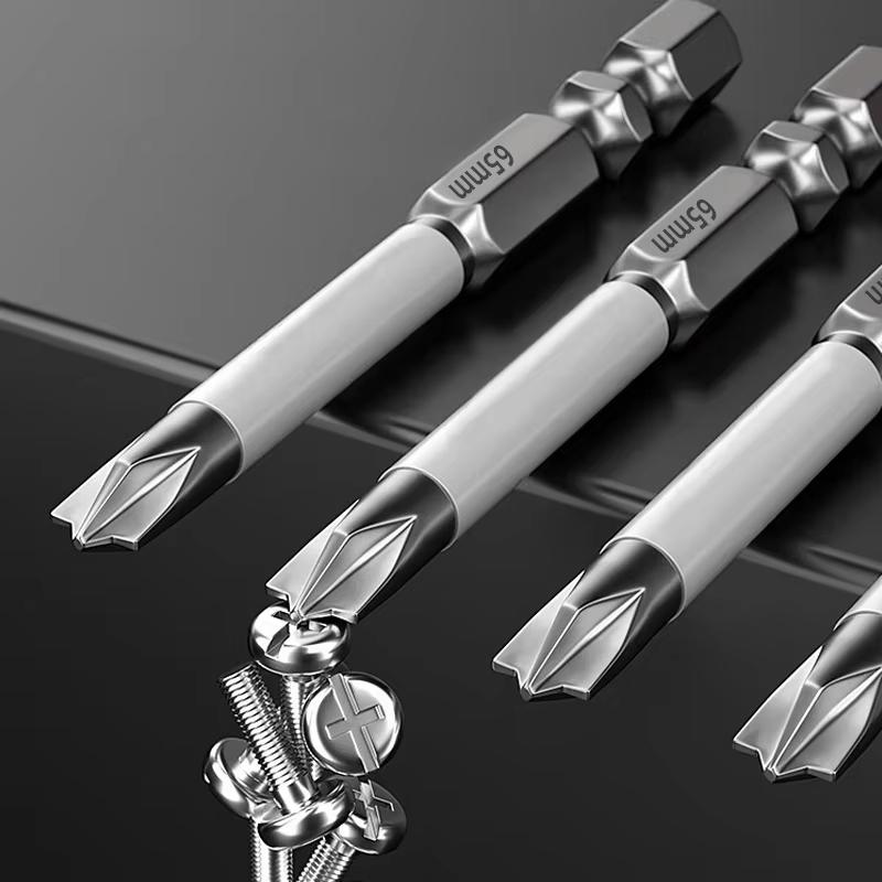 Non-slip Cross Screwdriver Set Magnetic Batch Head Magnetic Batch Head Impact Screw Driver Bit 65mm  110mm