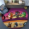 Among Us,Round Area Rug,Carpet Rug for Living Room Bedroom Sofa Playroom Decor,Non-slip Floor Mat