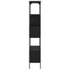 Bookshelf Black Oak Effect 76 x 33 x 188.5 cm