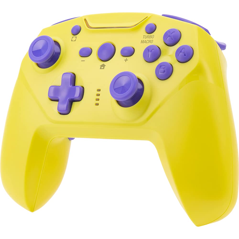 With Continuous CYBER Gyro Controller Wireless Type Yellow X Purple Switch [Equipped Fire/rear Button] / (for SWITCH) -