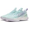 Li Ning Sonic 10 V2 Non-Slip Wear-Resistant Low-Top Basketball Shoes Men Sneakers Light-Blue ABAS057-3