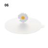 New Transparent Cartoon Cute Silicone Cup Cover Heat-resistant Leak Proof Sealed Lids Cap Dustproof Cup Cover