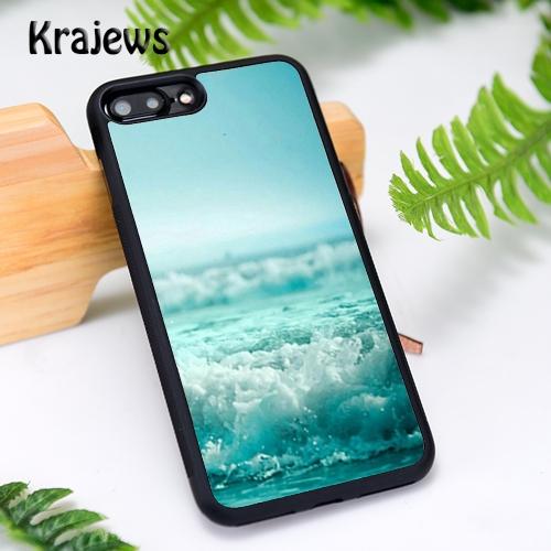Krajews The waves Ocean water Phone Case For iPhone 17 Air 16 16e 15 14 11 12 13 Pro MAX Plus cover shell coque
